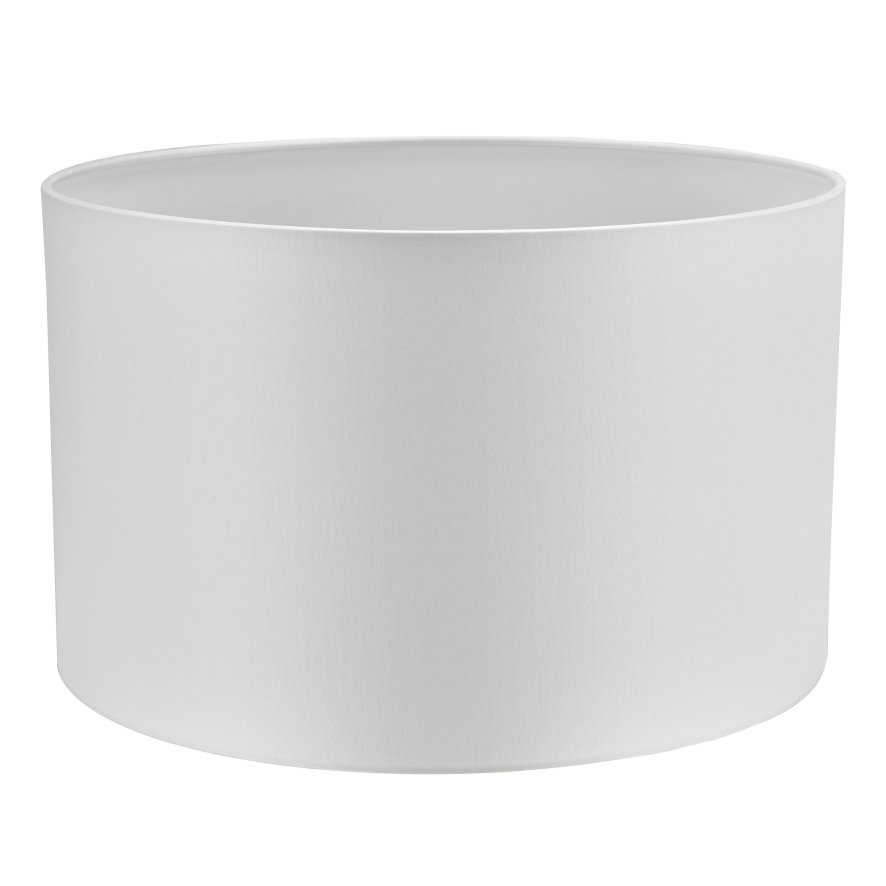 Dar Lighting Dar - Lyris Ivory Cotton Drum Shade (40cm)