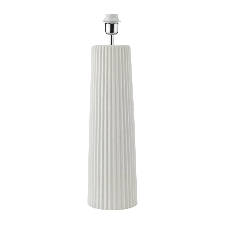 Dar Lighting Dar - Myla Ceramic Table Lamp White Base Only