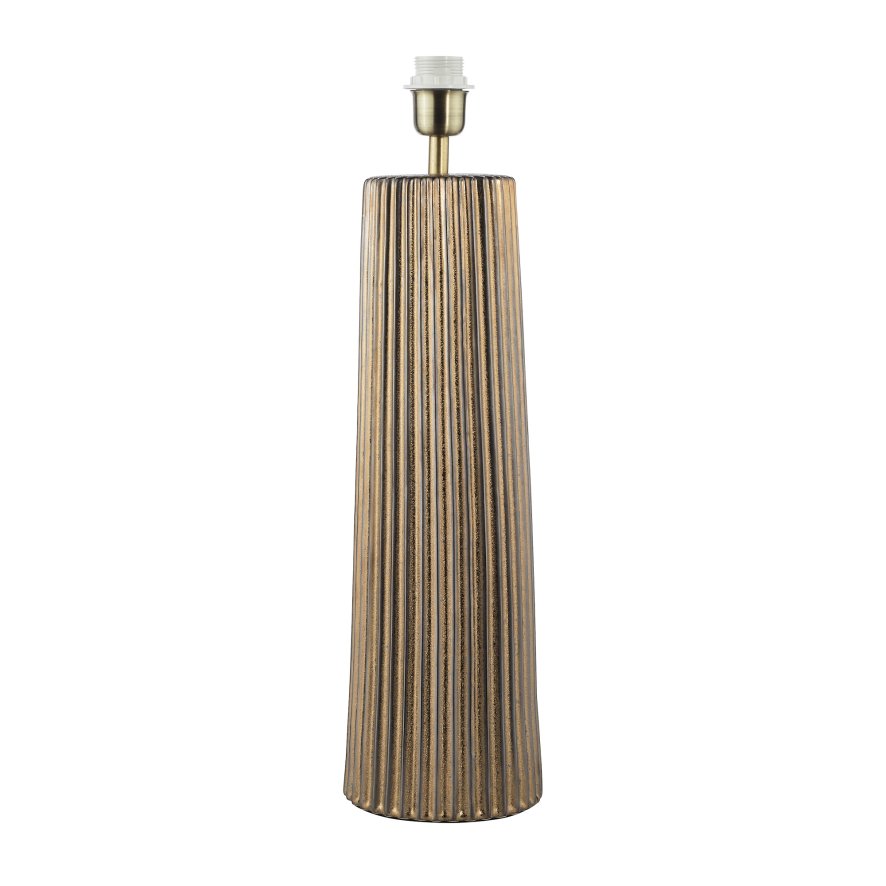 Dar Lighting Dar - Myla Ceramic Table Lamp Bronze Base Only