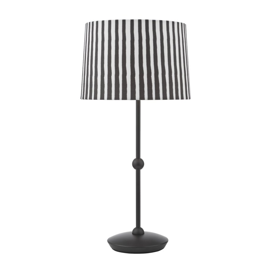 Dar Lighting Dar - Sosa Table Lamp Matt Black With Shade