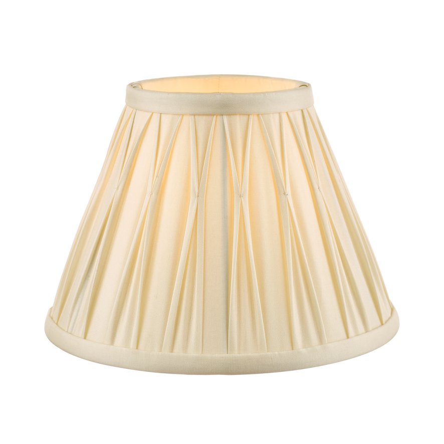 Laura Ashley Laura Ashley - Fenn Silk Shade Ivory (8 inch)