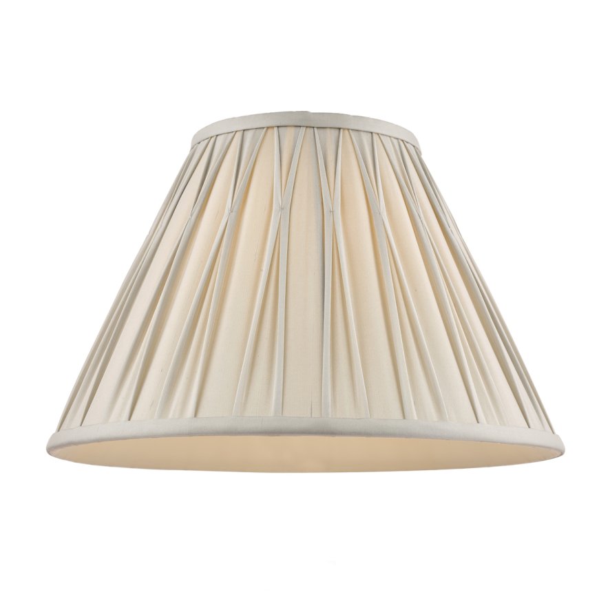 Laura Ashley Laura Ashley - Fenn Silk Shade Silver (16 inch)