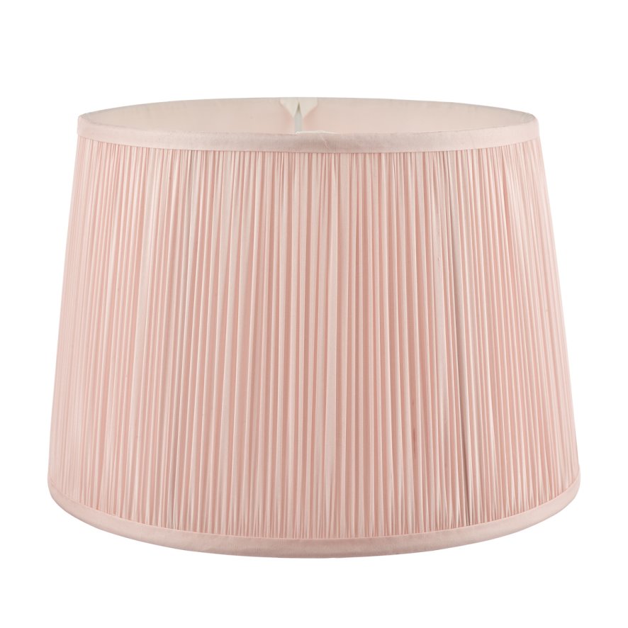 Laura Ashley Laura Ashley - Hemsley Pleated Silk Shade Pink (8 inch)