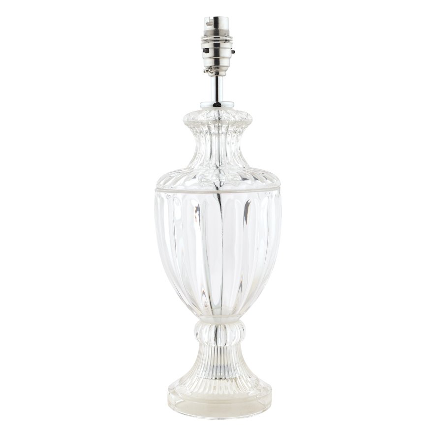 Laura Ashley Laura Ashley - Meredith Small Table Lamp Cut Glass (Base Only)