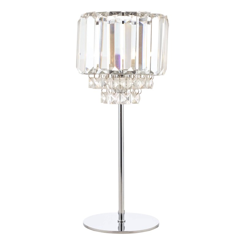 Laura Ashley Laura Ashley - Vienna Table Lamp Crystal Polished Chrome