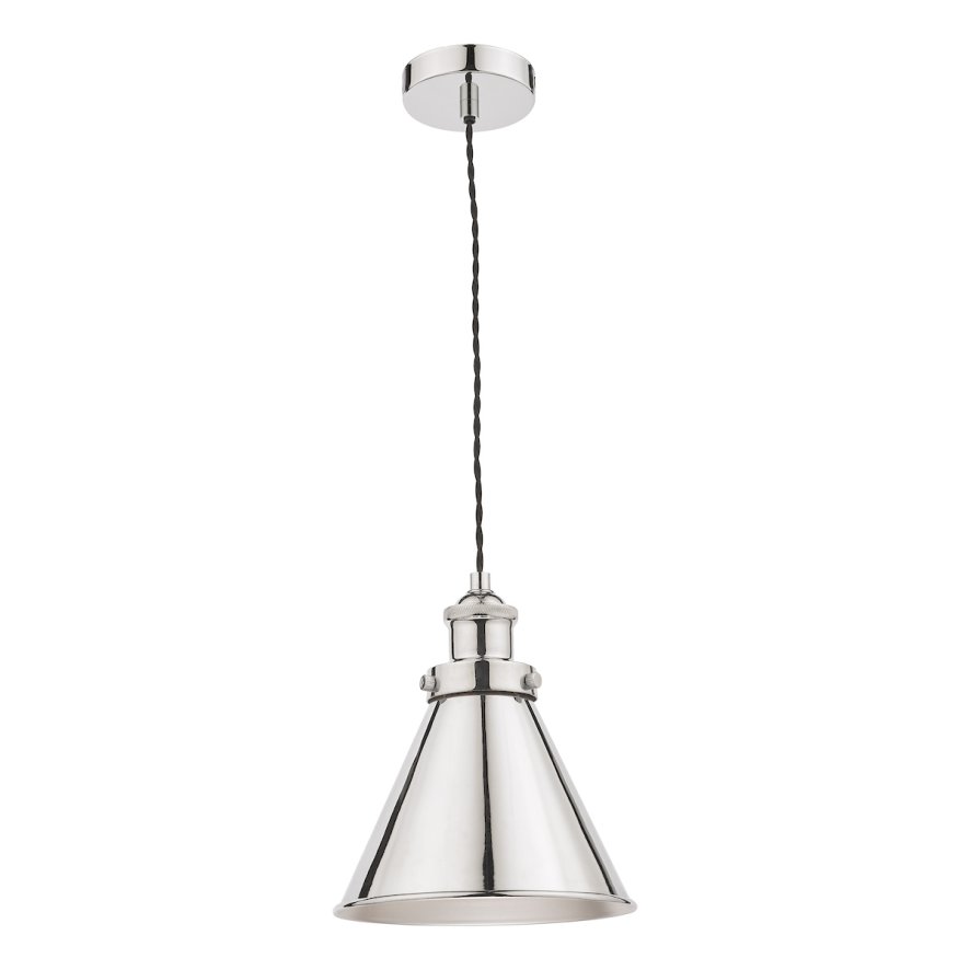 Laura Ashley Laura Ashley - Rufus Pendant Polished Chrome