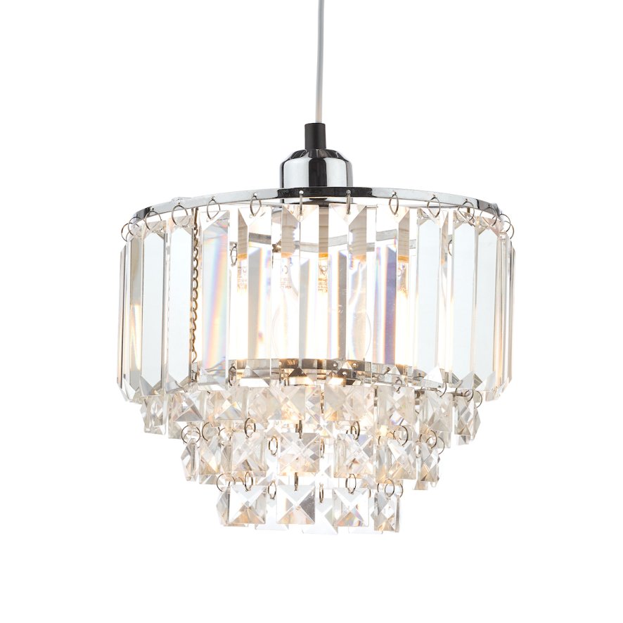 Laura Ashley Laura Ashley - Vienna Easy Fit Pendant Polished Chrome