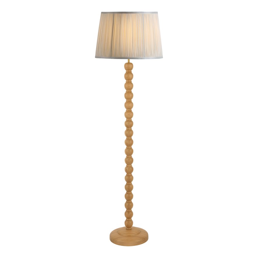 Laura Ashley Laura Ashley - Maria Floor Lamp Wood Antique Brass (Base Only)