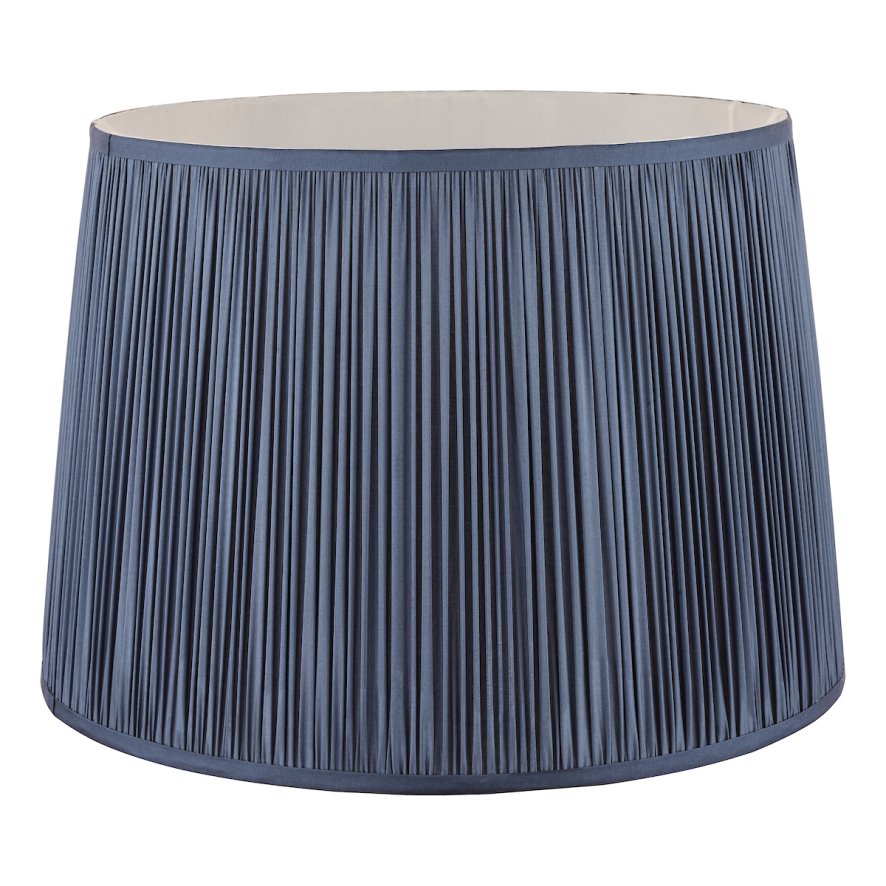 Laura Ashley Laura Ashley - Hemsley Pleated Silk Shade Blue (14 Inch)