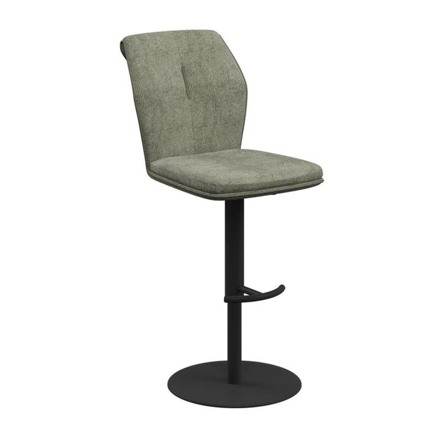 Torelli Furniture Ltd Rome - Bar Stool (Green Fabric)