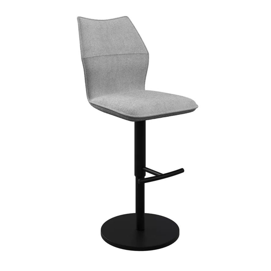 Torelli Furniture Ltd Rome - Bar Stool (Grey Fabric)