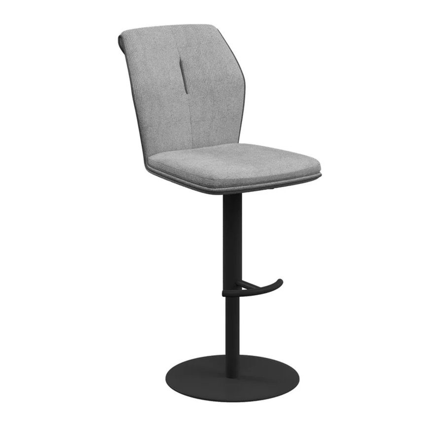 Torelli Furniture Ltd Venice - Bar Stool (Grey Fabric)