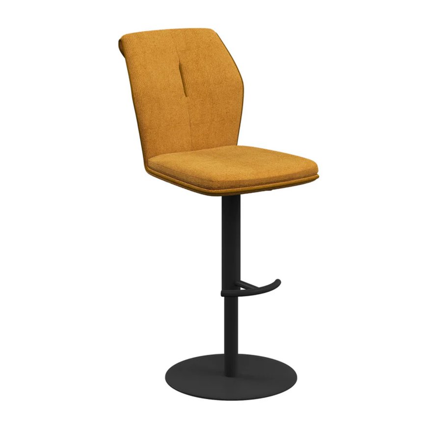 Torelli Furniture Ltd Venice - Bar Stool (Mustard Fabric)