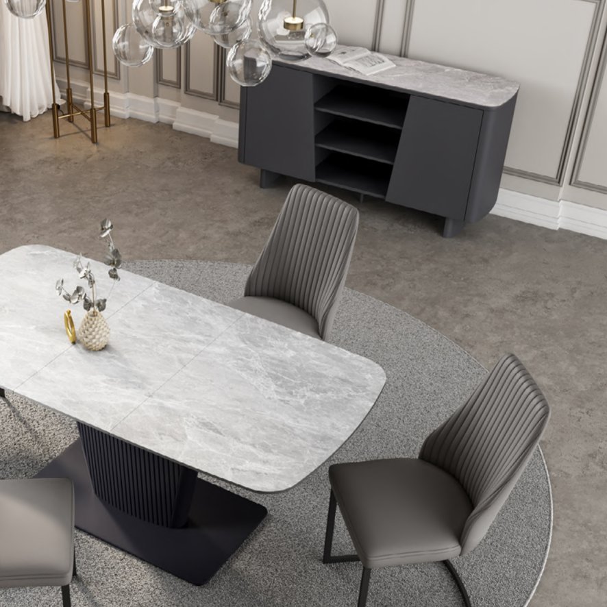 Torelli Furniture Ltd Florence - Sideboard (Light Grey Ceramic)