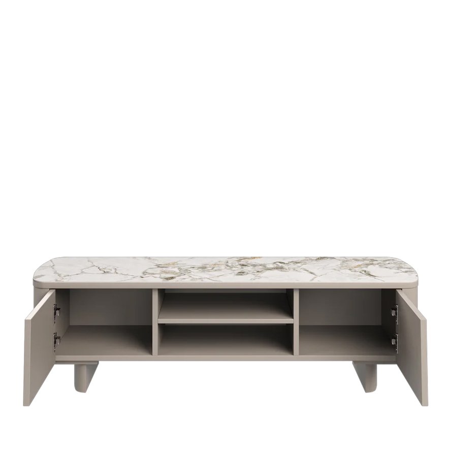 Torelli Furniture Ltd Florence - TV Unit (White Ceramic)