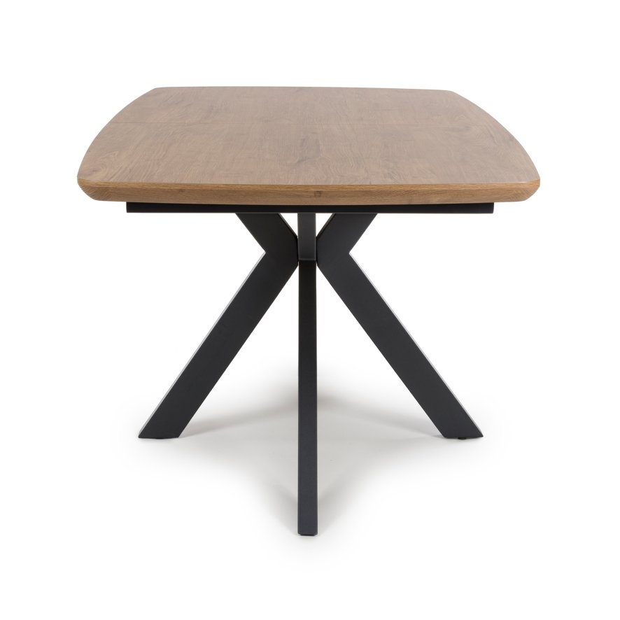Furniture Link New Orleans - Extending Table (Rustic Oak 160cm-200cm)