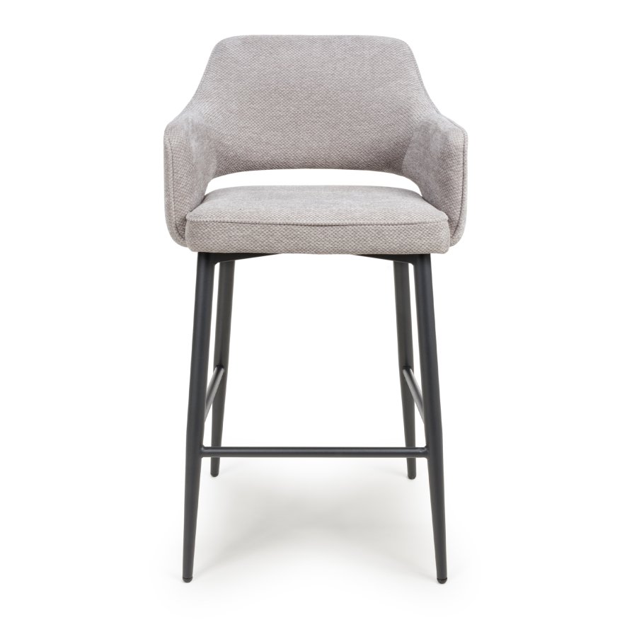 Furniture Link Ted - Bar Chair (Pewter)