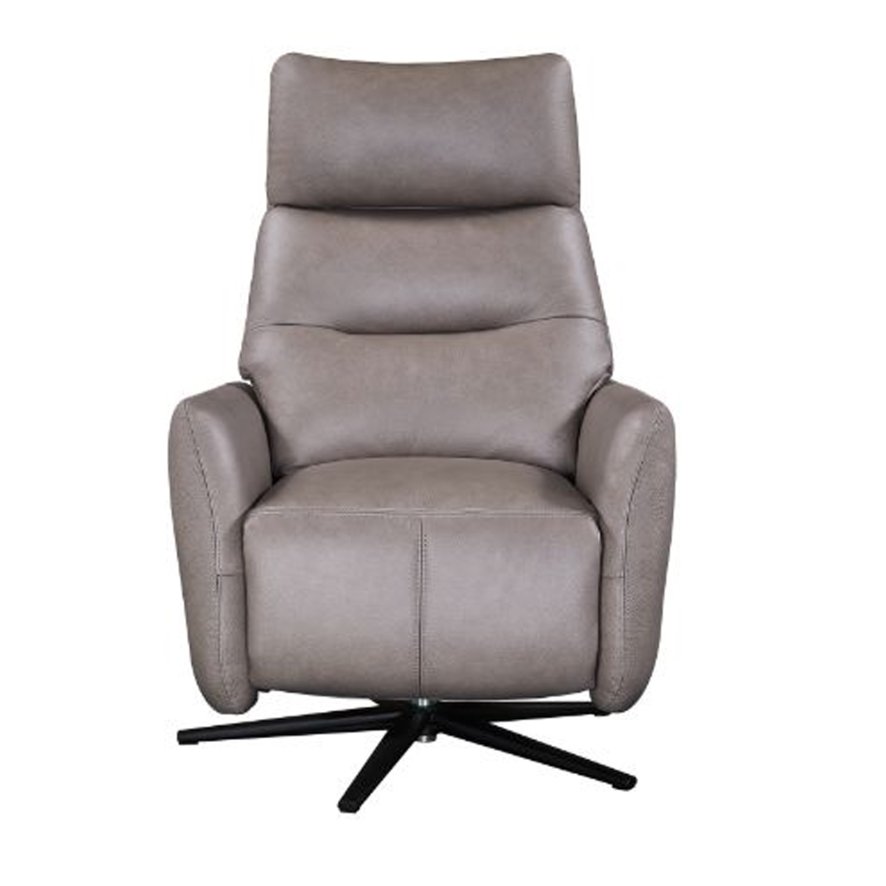 Furniture Link Nashville - Lift Swivel Recliner Chair (Dark Taupe Leather)