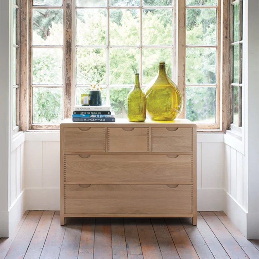 Ercol Ercol Bosco Bedroom - 5 Drawer Wide Chest