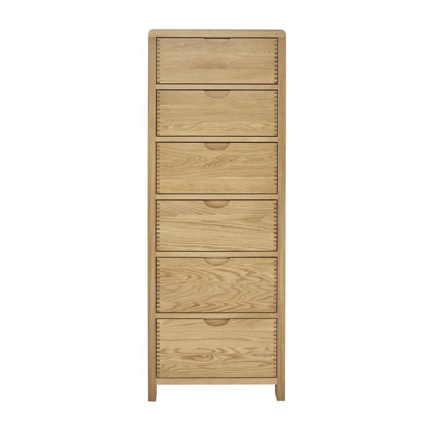 Ercol Ercol Bosco Bedroom - 6 Drawer Tall Chest