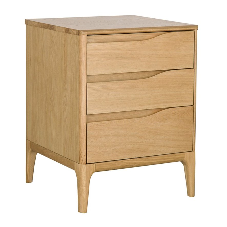 Ercol Ercol Rimini - 3 Drawer Bedside Cabinet