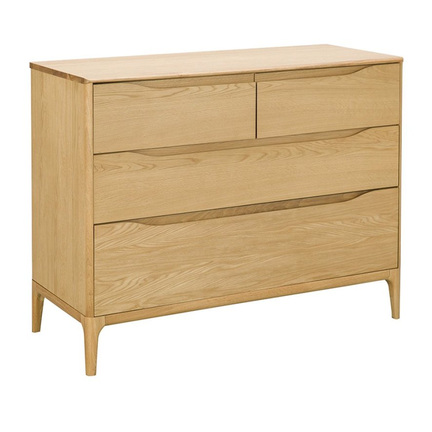 Ercol Ercol Rimini - 4 Drawer Low Wide Chest