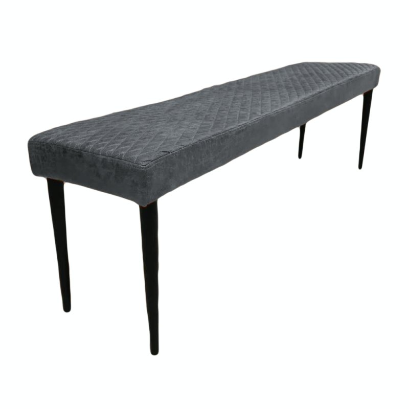 Furniture Link Charlie - Bench (Grey Fabric)