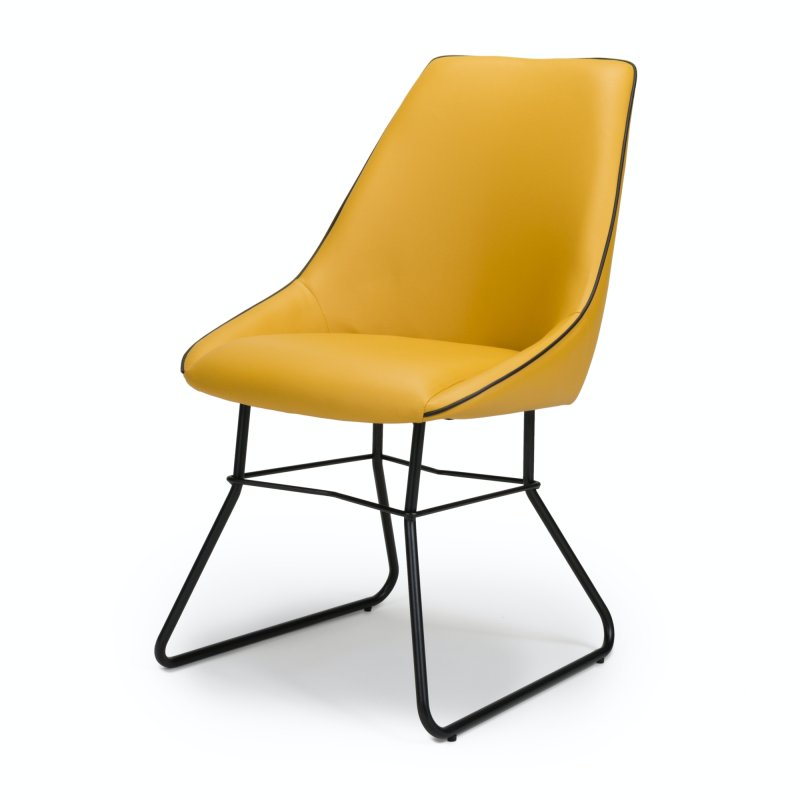 Furniture Link Cooper - Dining Chair (Ochre PU)