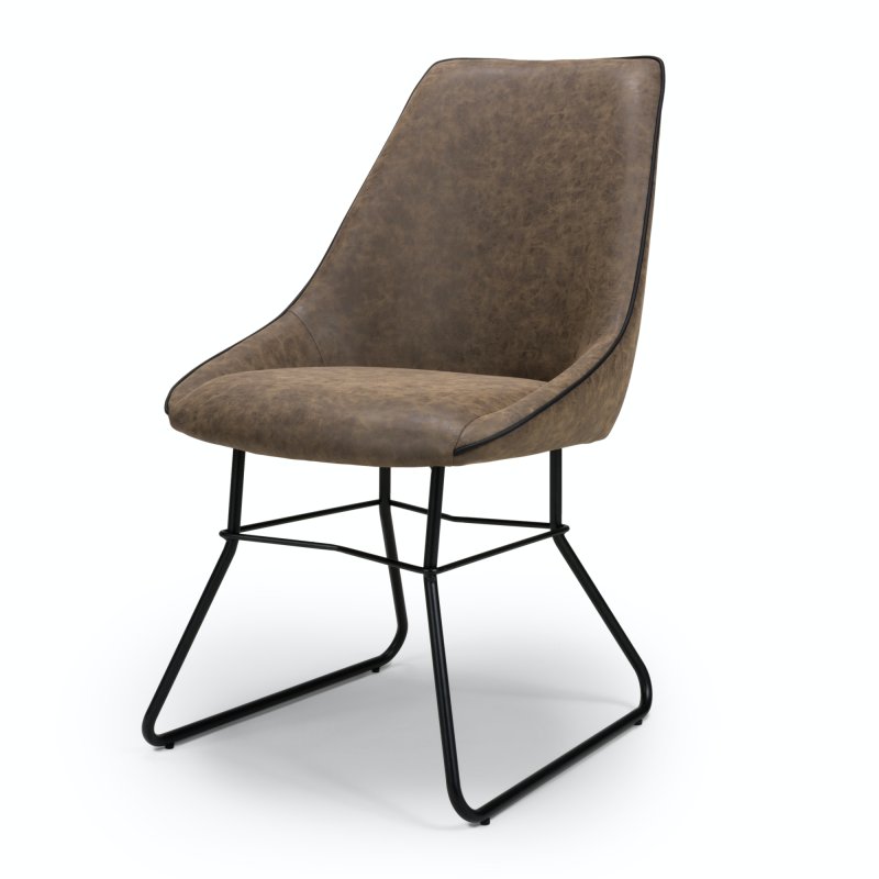 Furniture Link Cooper - Dining Chair (Wax Tan PU)