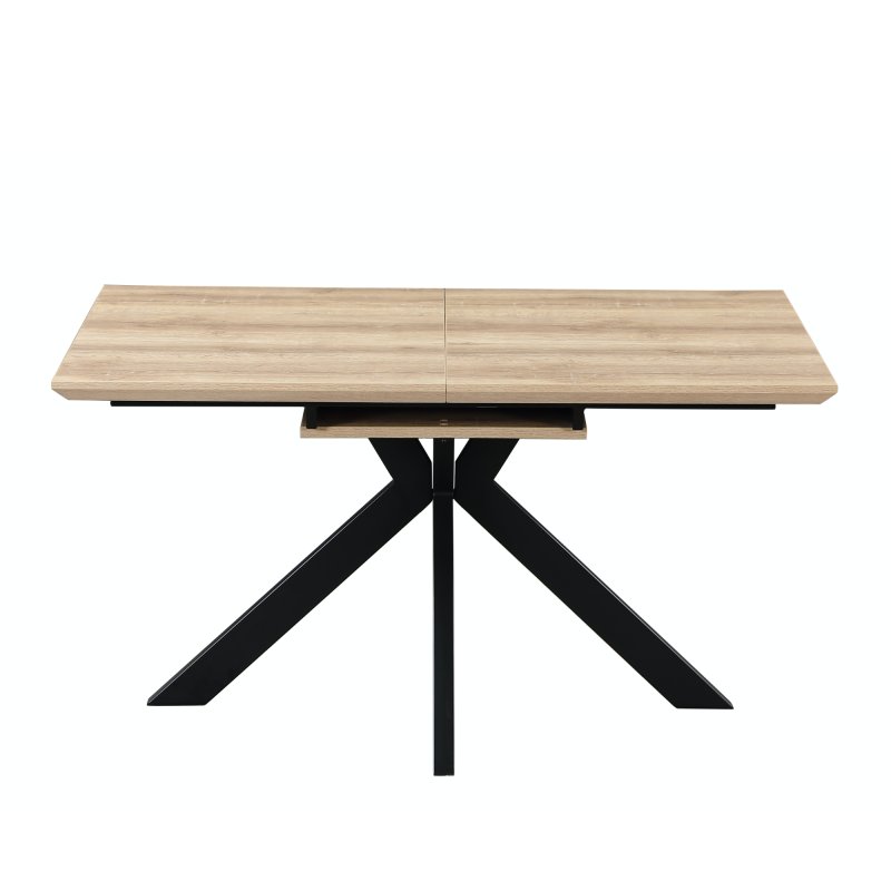 Furniture Link Prescot - Extending Dining Table 140-180cm (Oak)