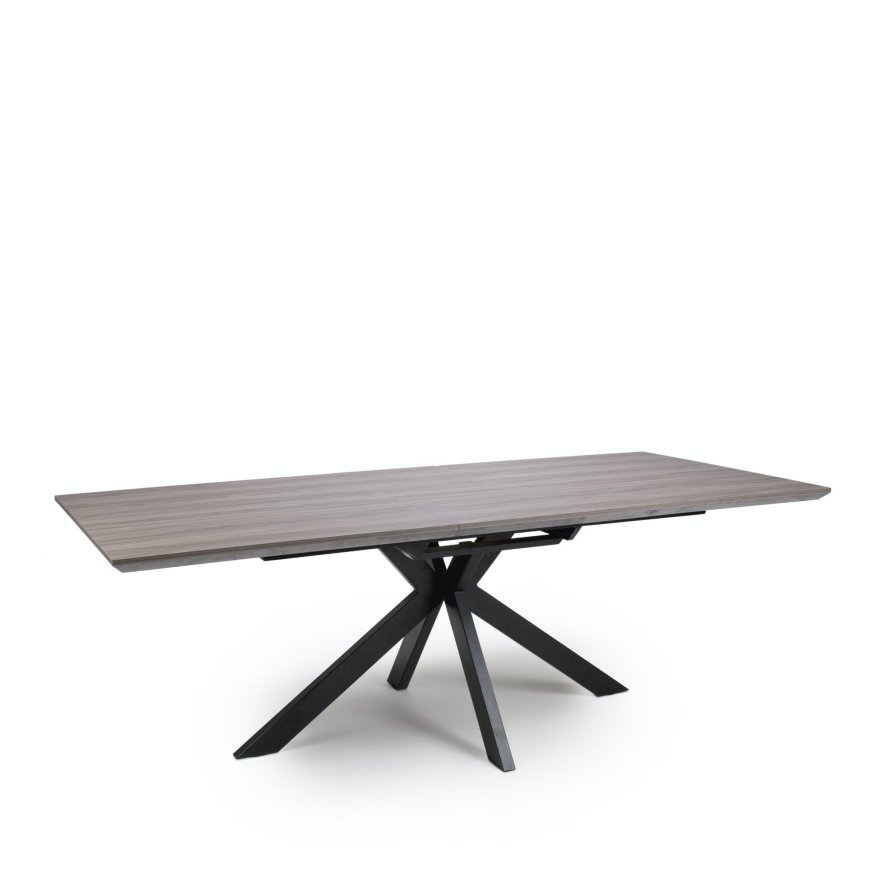 Furniture Link Prescot - Extending Dining Table 180-220cm (Grey)