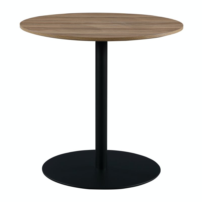 Furniture Link Prescot - Round Dining Table 80cm (Light Walnut)