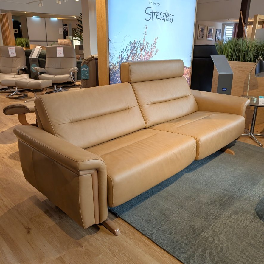 Stressless Stella - 2.5 Seater Sofa (Wood Arms)