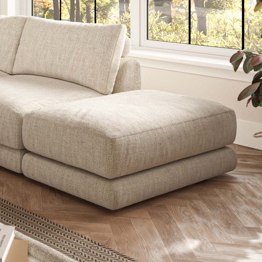 Whitemeadow Upholstery Tibet - Large Stool