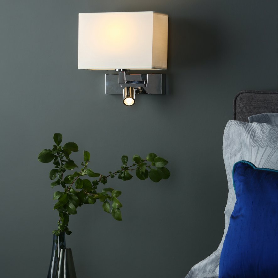 Dar Lighting Dar - Modena Wall Light With LED In Bronze (Bracket Only)