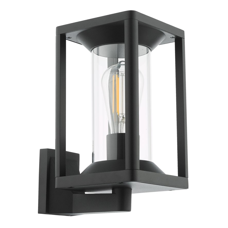 Dar Lighting Dar - Mackenzie Outdoor Black Wall Light