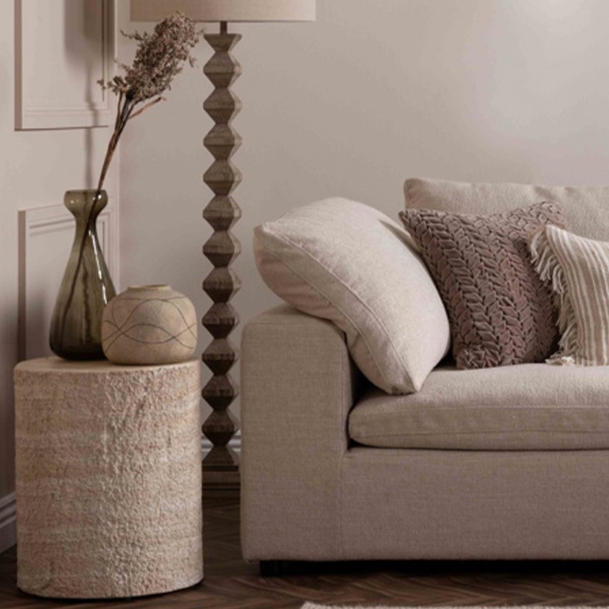 Baker Furniture Dynasty - Lamp Table With Textured Side
