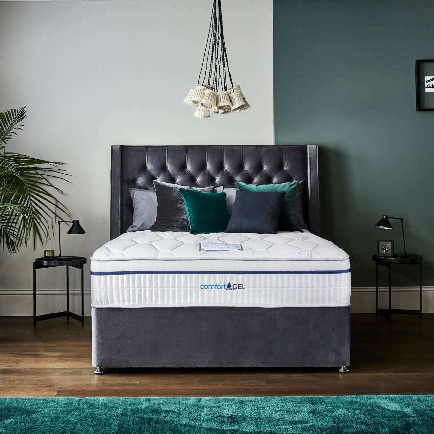 Sleepeezee Ltd Sleepeezee Comfort Gel 2800 - Mattress and Divan Base Set