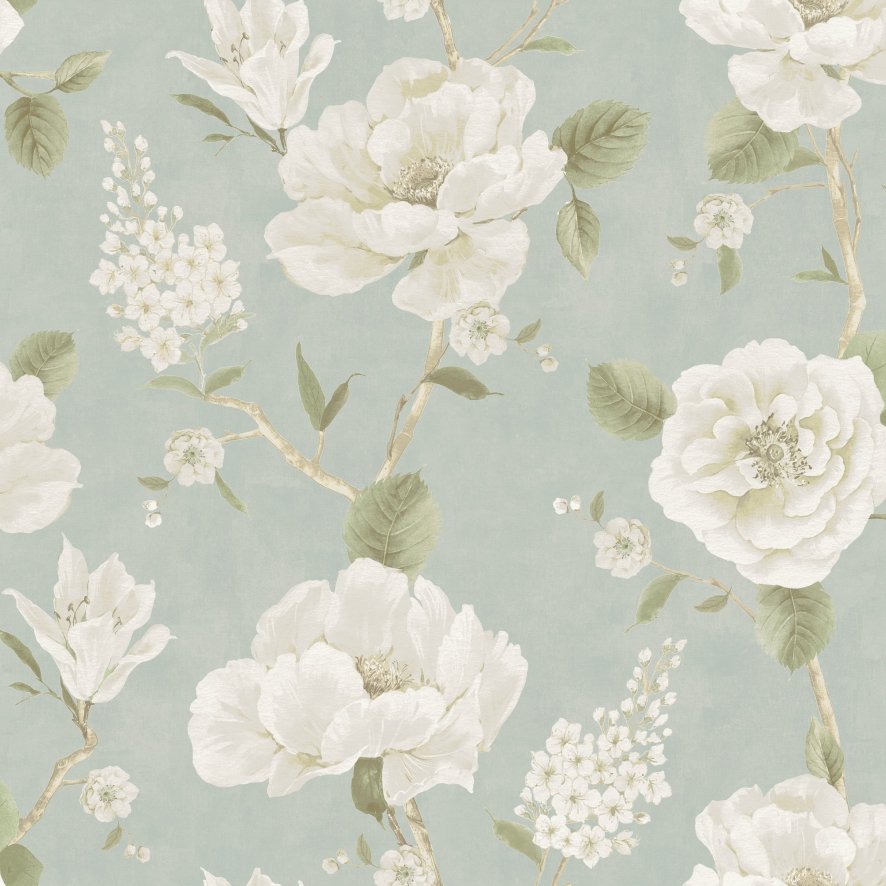 Esselle Esselle - Ashley Floral Sage Wallpaper