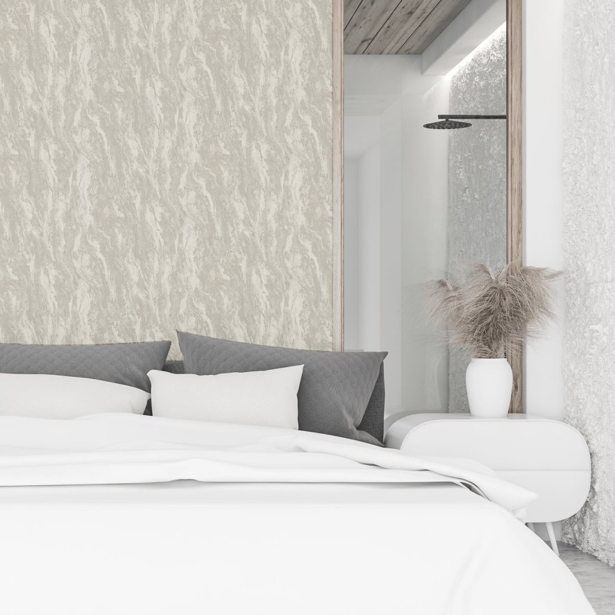 Esselle - Luxe Texture Soft Silver Wallpaper Esselle - Luxe Texture Soft Silver Wallpaper