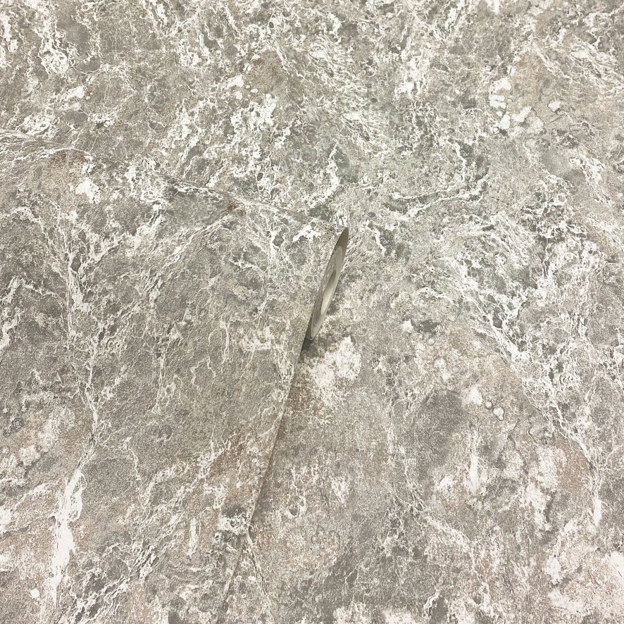 Esselle - Marble Patina Charcoal Natural Wallpaper