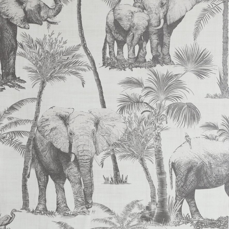 Esselle Esselle - Safari Elephant Charcoal Wallpaper