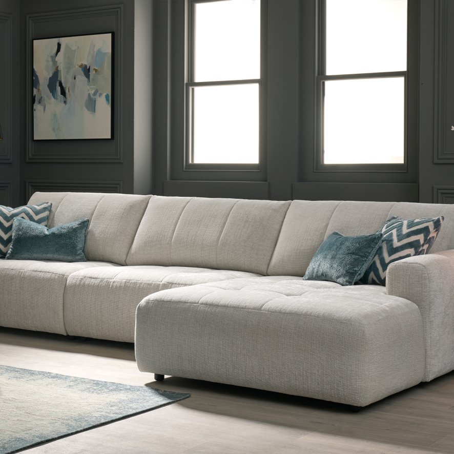 Ashwood Upholstery Zeus - Large Chaise Sofa