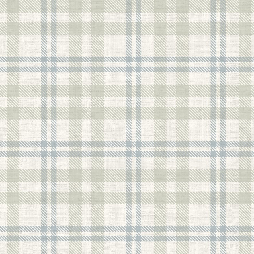 Esselle Wallpaper Sample - Countryside Check Natural