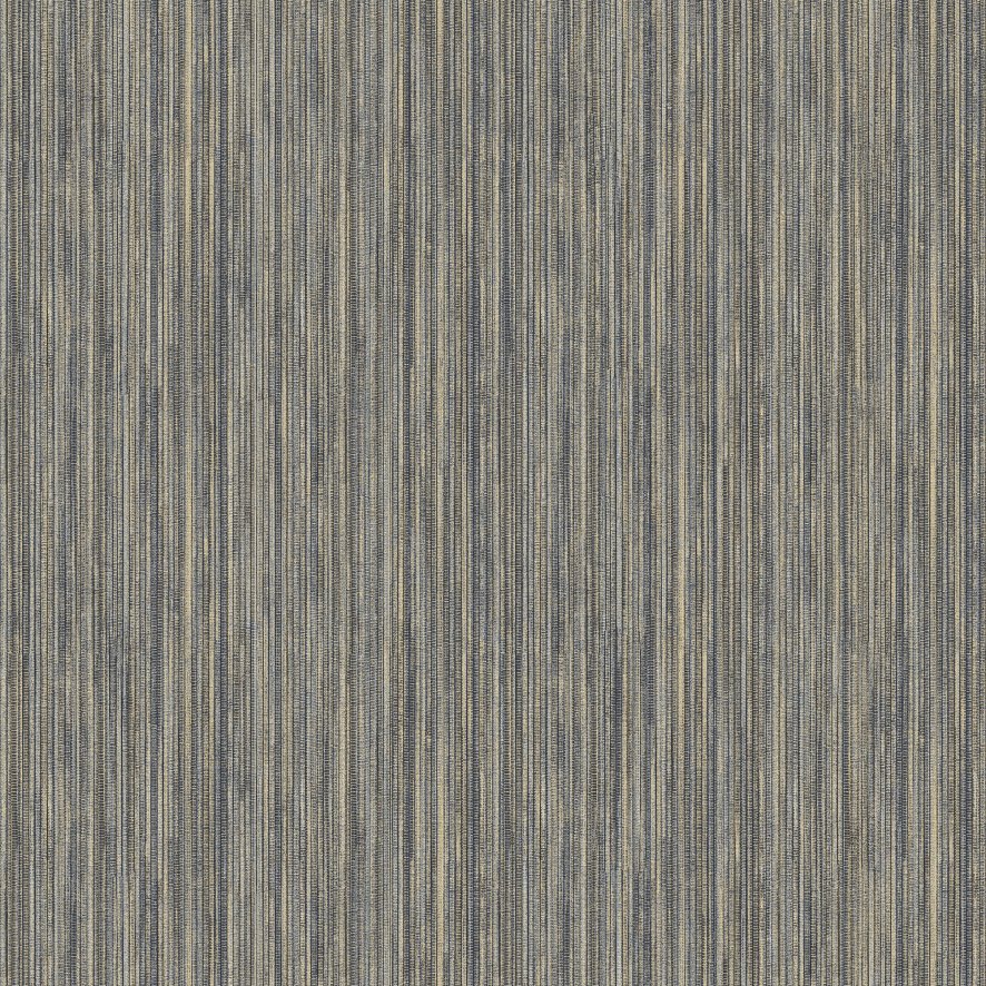 Esselle Wallpaper Sample - Japandi Grasscloth Navy Gold