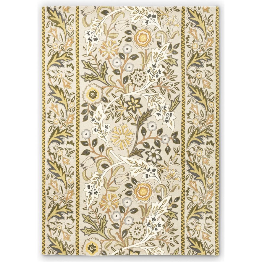 Morris & Co. Morris & Co - Wilhelmina linen/mustard Rug