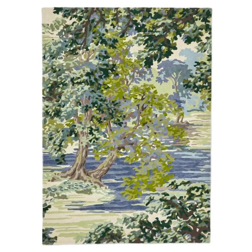 Brink & Campman Sanderson - Ancient Canopy Forest Green Rug