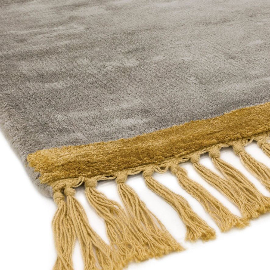 Elgin Rug - Silver/Mustard