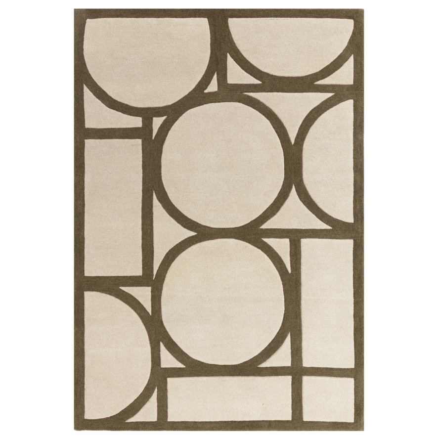 Asiatic Carpets Ltd Metro - Khaki Rug