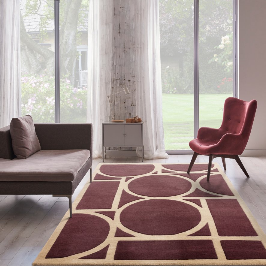 Metro - Plum Rug